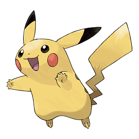 Pikachu official Pokémon artwork
