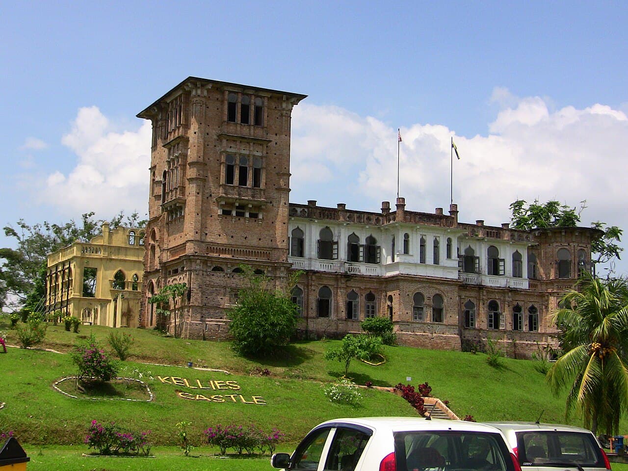The unfinished brick exterior of Kellie's Castle in Batu Gajah, Perak